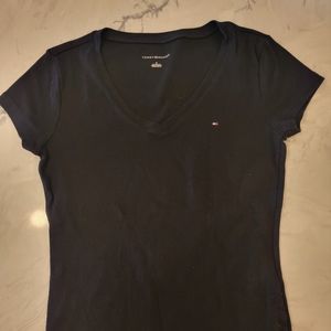 Women's medium Tommy Hilfiger V neck cap sleeve tee.